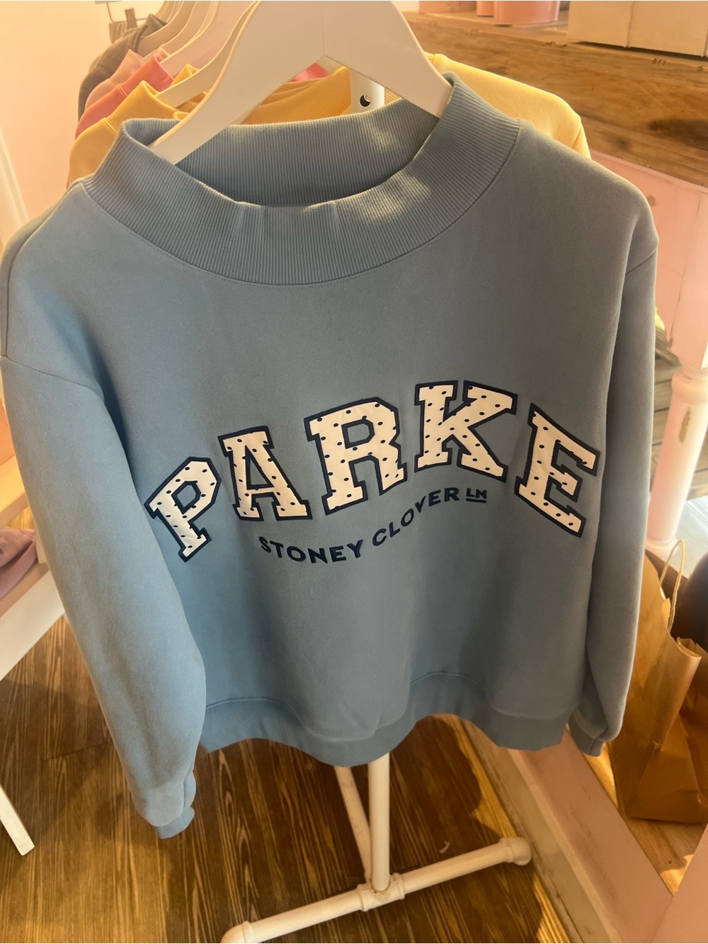 NWT Parke x Stoney Clover Polka Dot Blue